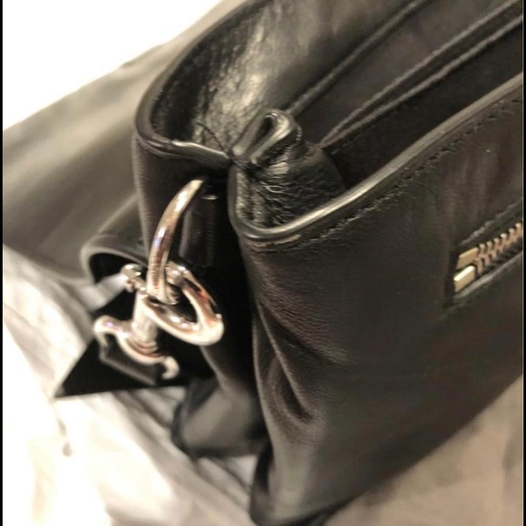 Allsaints black genuine leather crossbody - Picture 2 of 4